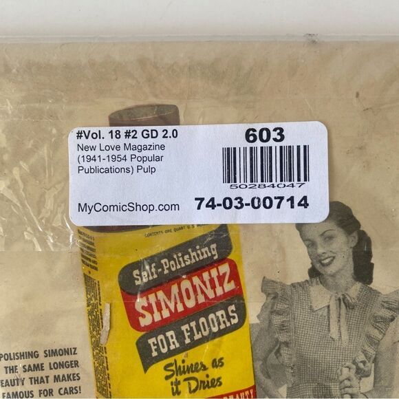 Vintage Magazine Love Book - October, 1945 - High Grade for Collection - Picture 3 of 6